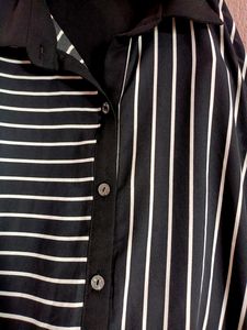 Stripped button down shirt