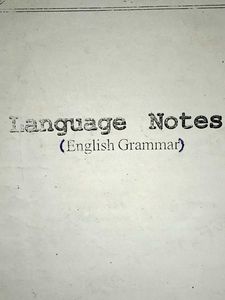 English Grammar notes for all classes