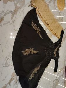 Elegant Dark Brown Gown