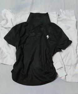 Stylish Black Polo T-Shirt