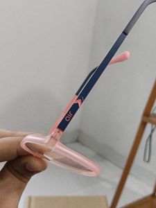 Stylish Pink Eyeglasses with Case