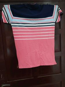 Men's Striped Polo T-Shirt