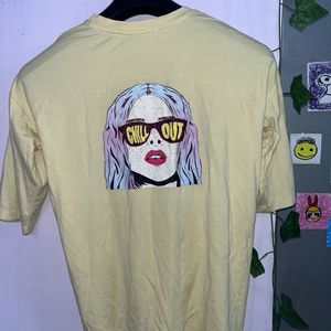 Black and Yellow Graphic T-Shirts Set