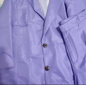 Lavender Blazer &amp; Shorts Set