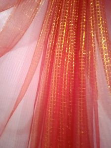 Embellished chunar &amp; 5m saree fabric