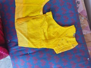 Vibrant Yellow Embellished Blouse