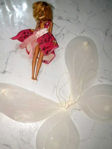 Fairy Barbie Doll with Wings pack of 2 combo