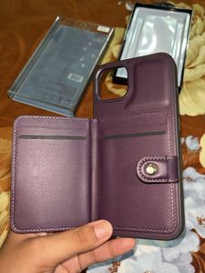 iPhone 13 Quilted Faux Leather Case