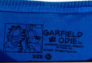 Blue Printed Sweatshirt (Women)