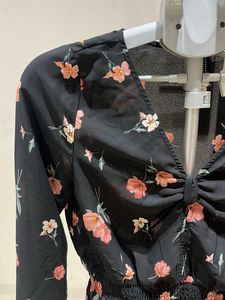 Floral Print Long Sleeve Top
