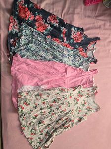 Cute Sleeveless Dresses - 4 nos. (H&M collection)