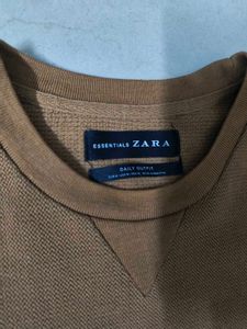 Zara Brown Knit Sweater