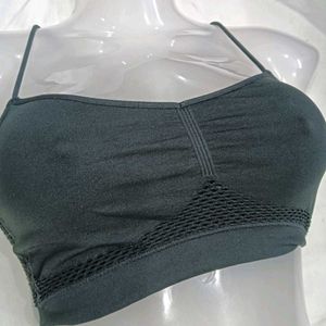 ❤️‍🔥 Comfortable Dark Green Sports Bra