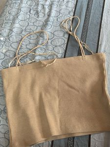 Ribbed Spaghetti Strap Tank Top