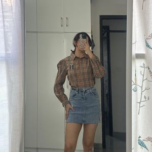 BURBERRY Classic Plaid Button-Up Shirt