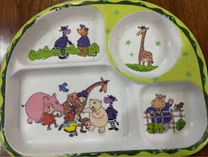 Imported Kids Plates Combo From Switzerland