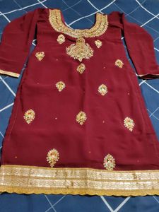 Maroon Suit Set