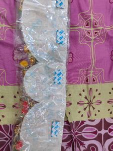 Embroidered Peacock toran for Entrance Door