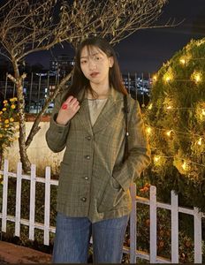 Classic Plaid Blazer