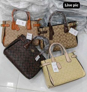 •Coach Signature Canvas Tote Bag* WITHOUT BOX