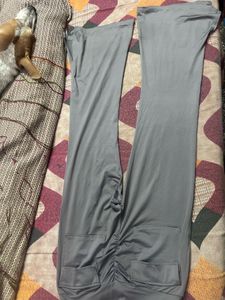 Grey Ruched gym pants