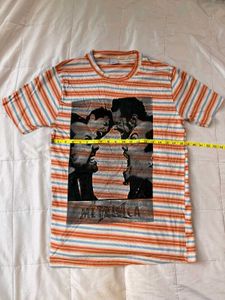 Vintage Metallica Striped T-Shirt