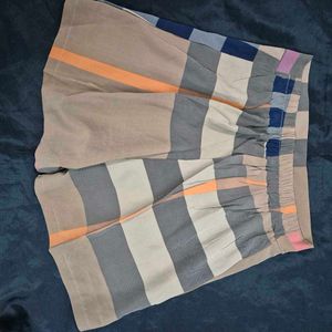Stylish formal Plaid Skorts