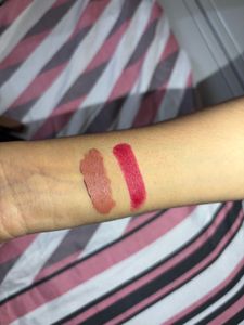 Lipstick Swatches: Brown Nude &amp; Rose Pink