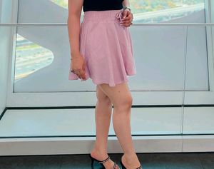 Romwe Pink Skirt