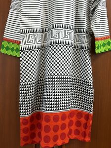 Cotton Women Kurta - Geometric