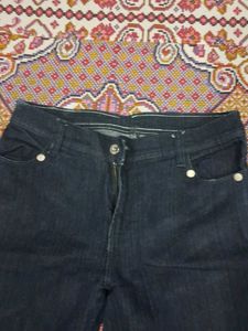 Black denim jeans pant