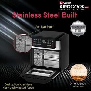 Geek Airocook Airfryer Oven Stainless Steel