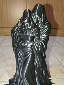 3d Reaper Gothic Couple Sculpture