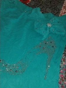 Girls Green Winter Top