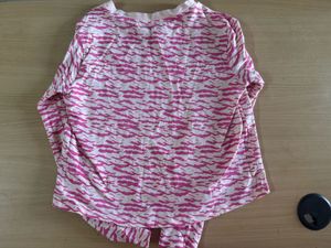 Allen Solly Tribe Pink &amp; White Striped Top