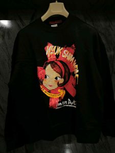 Graphic Print Crewneck Sweatshirt