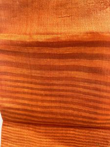 Vibrant Orange Striped Kurti