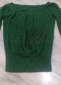 girls shimmer top