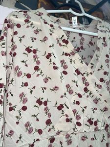 Chic Floral Wrap Dress