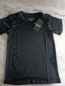 Shein Black T-Shirt