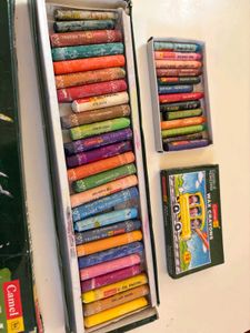 Camel Oil Pastels &amp; Wax Crayons Set