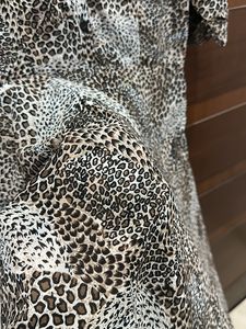 Tiger Print Mid-Length Dress