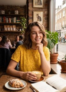 Cute Yellow Graphic Tee