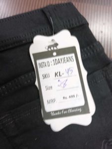 Classic Black Slim Fit Jeans