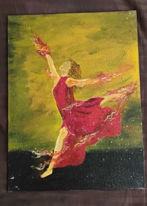 Dancing Woman Painting