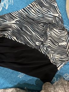 Stylish Zebra Print Top