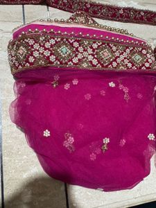 Stunning Embroidered Velvet Lehenga