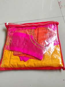 Vibrant Saree with Blouse