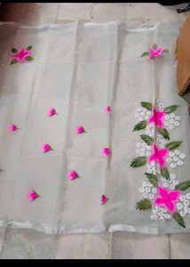 Organza Hand Paint Suit