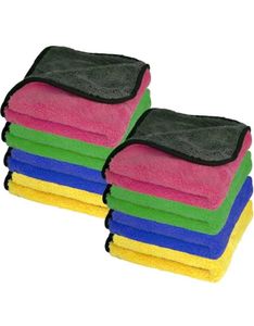 Microfiber Cleaning Cloths 250 GSM PackOf 8